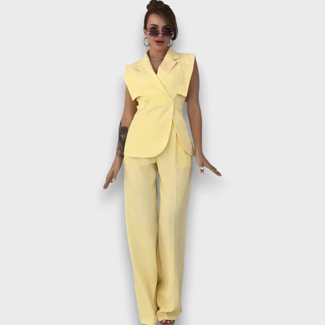 Olanda – Zweiteiler mit Oversize-Blazer und weiter Hose