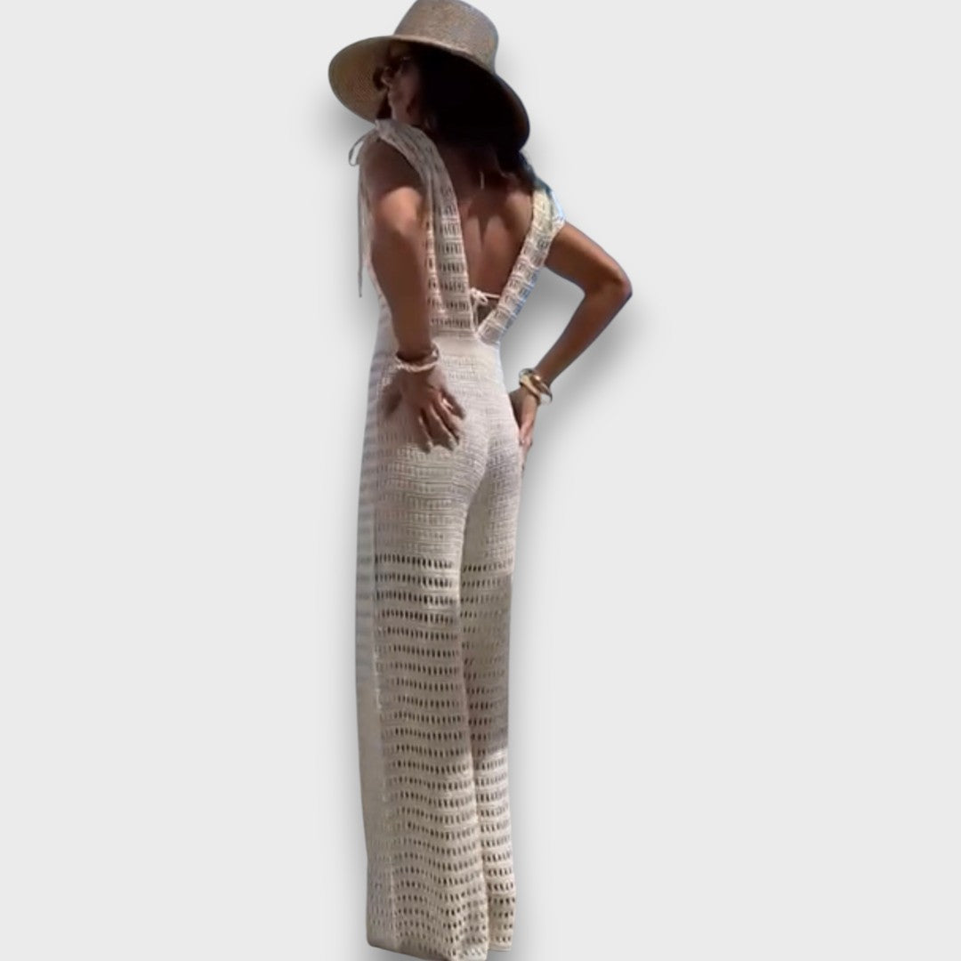 Isaline – Sommer-Jumpsuit mit Makramee-Details