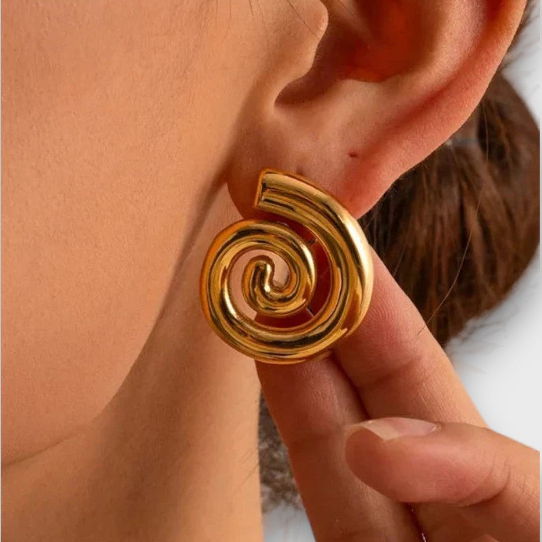 Jay – Spiral-Ohrringe mit moderner Leichtigkeit