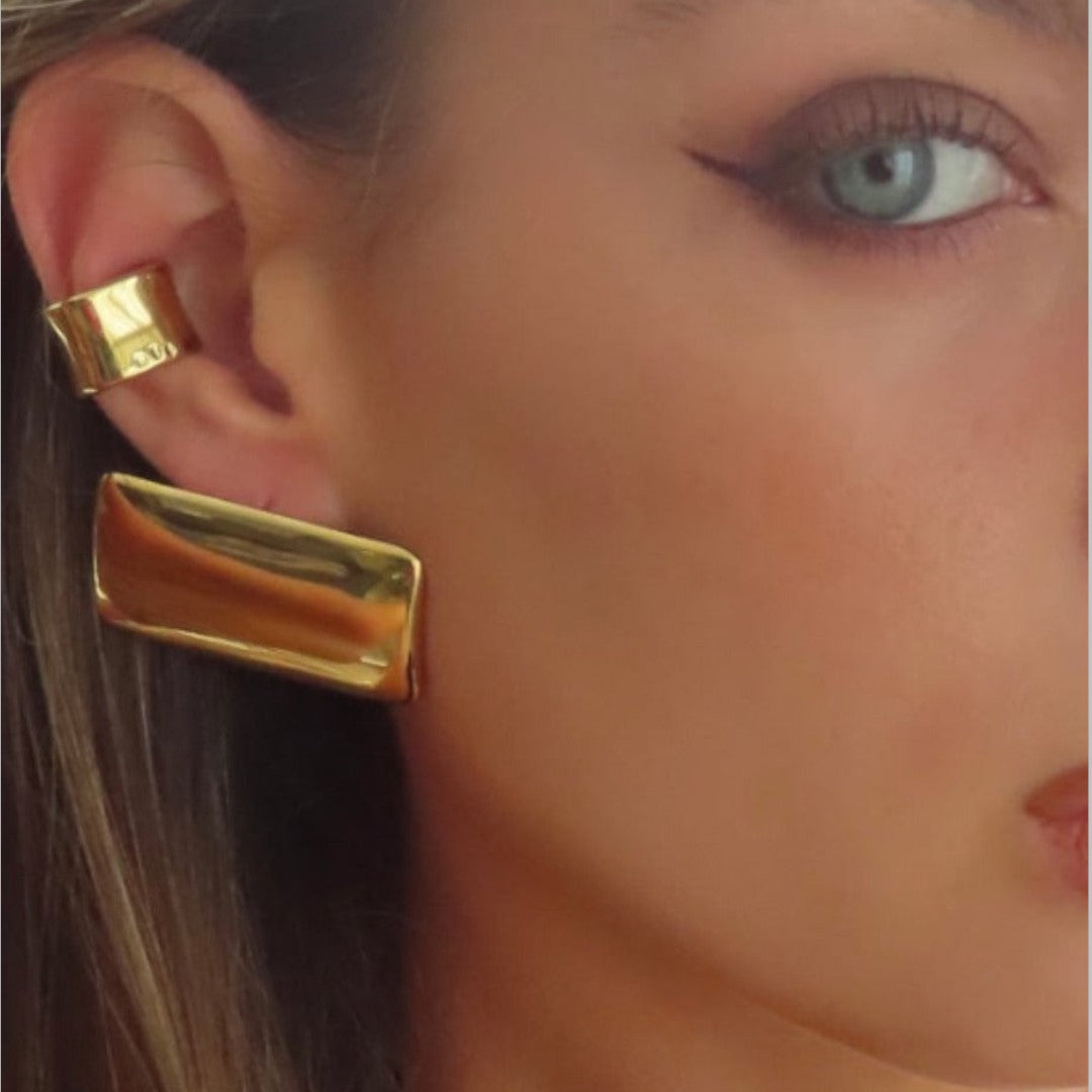 Jona – Geometrische Statement-Ohrringe