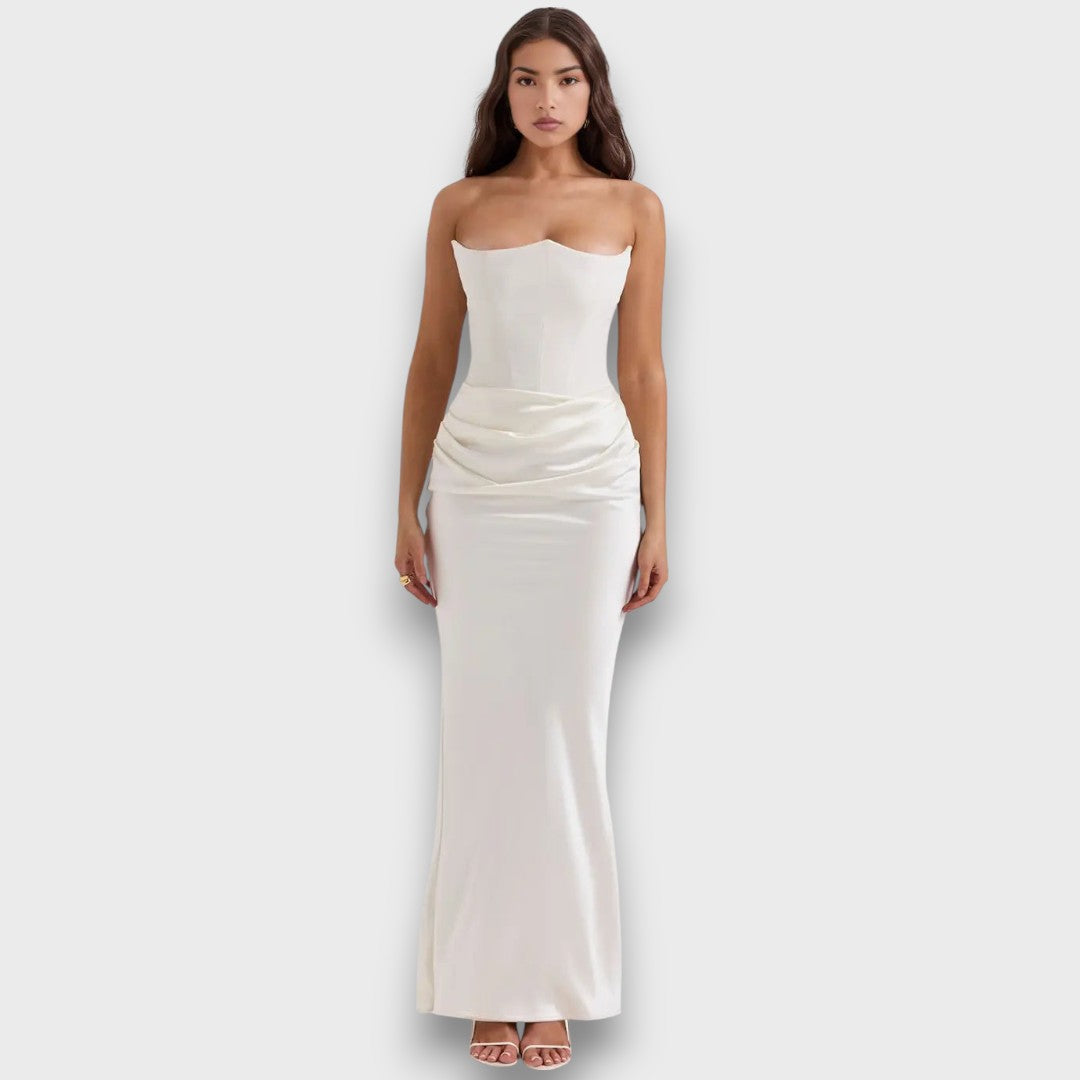 Isedra – Midikleid mit skulpturaler Linie