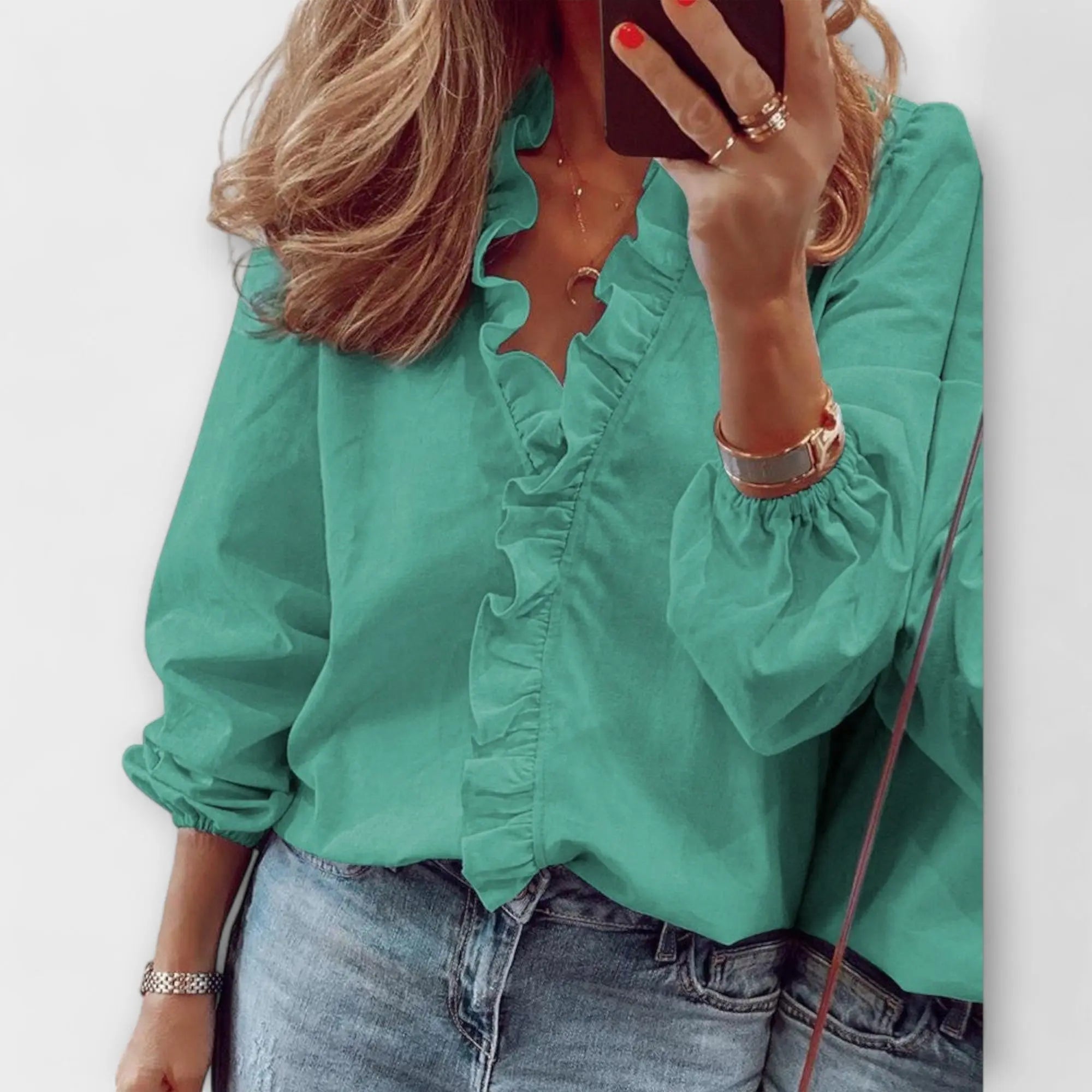Sarah – Elegante Bluse mit besonderem Charakter