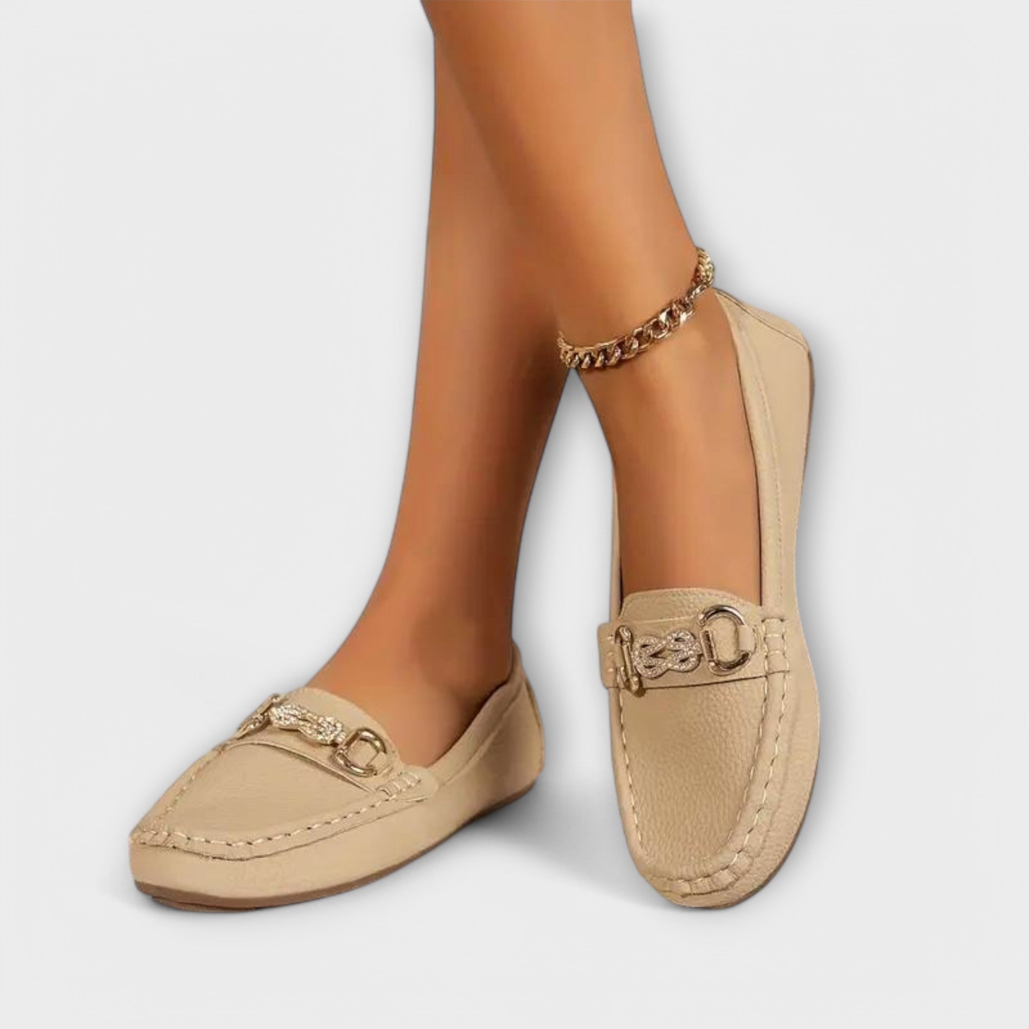 Calista – Elegante Mokassins mit Metallelement