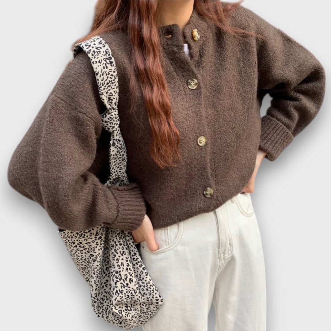 Celore – Warmer Cardigan in Mokka