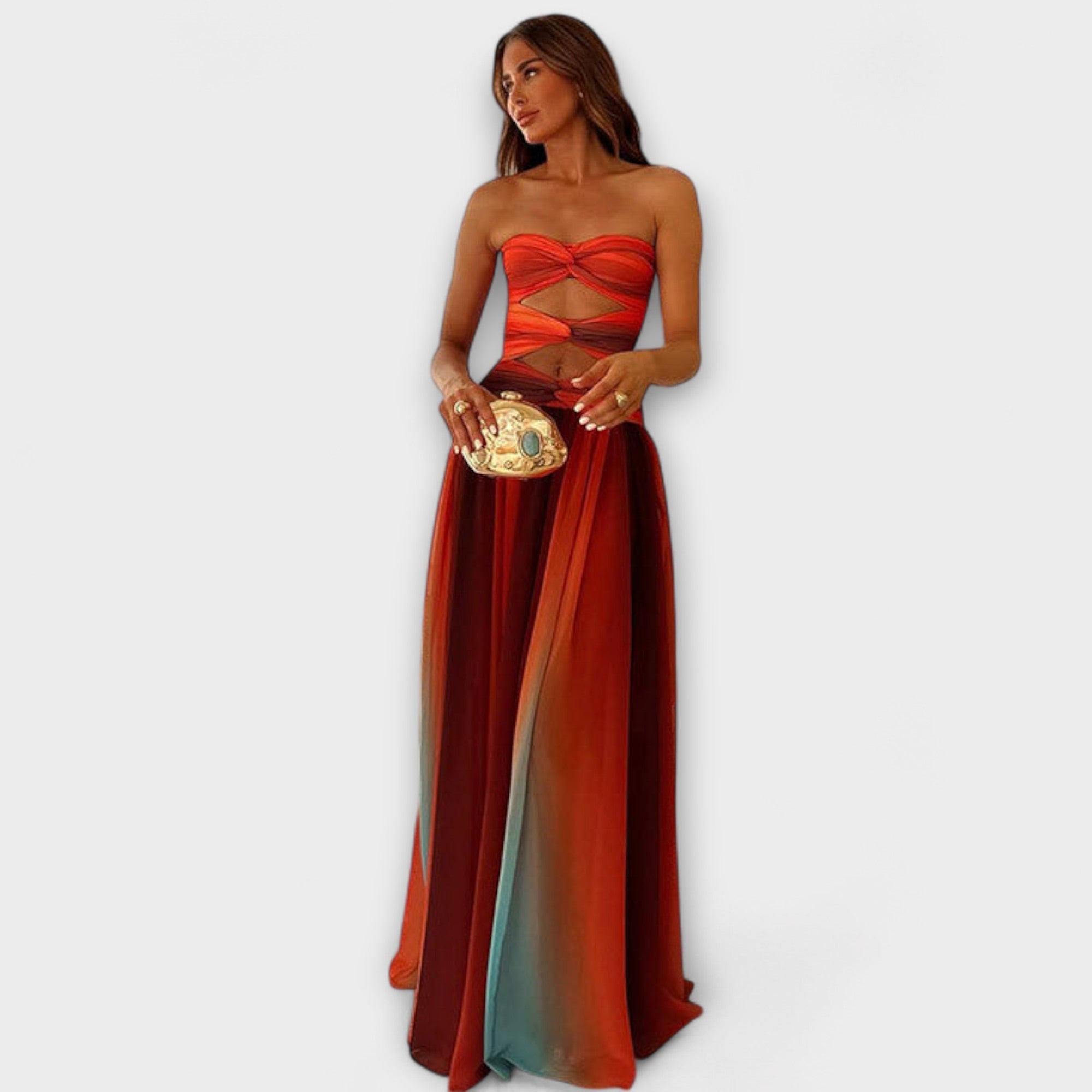 Lianey – Trägerloses Maxikleid