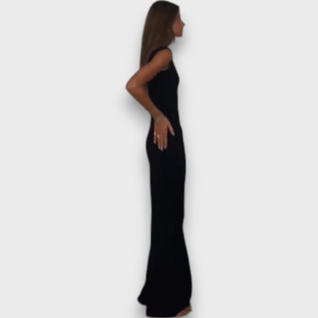 Anna – Ärmelloser Jumpsuit mit klarer Linie