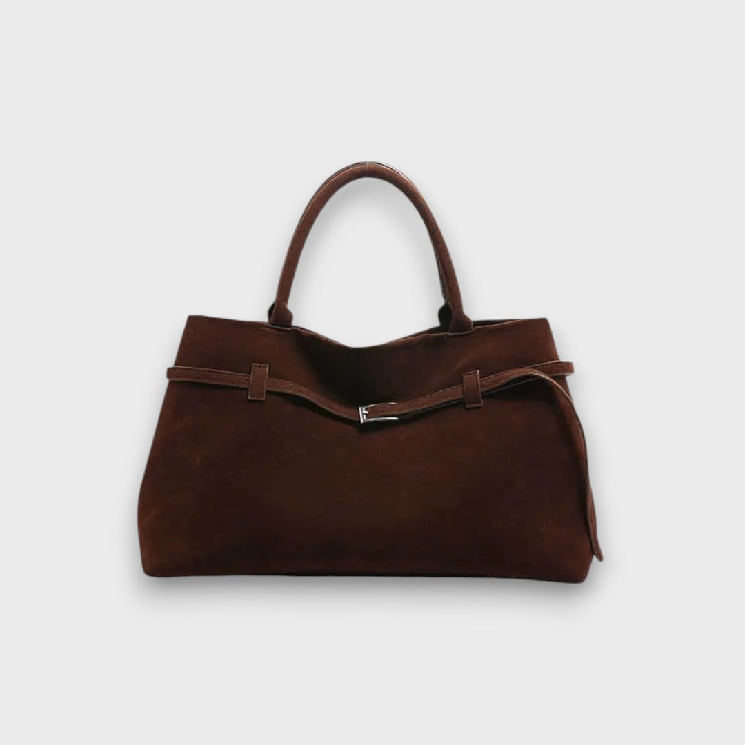 Dalia – Tote-Tasche in Wildlederoptik im Old-Money-Stil