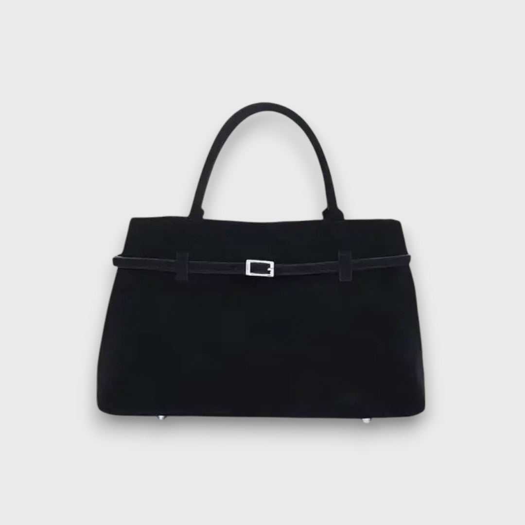 Dalia – Tote-Tasche in Wildlederoptik im Old-Money-Stil