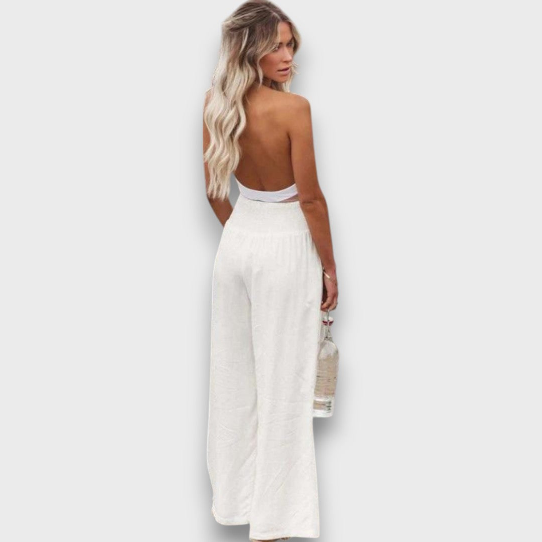 Solaya – Weite Sommerhose mit Smokbund