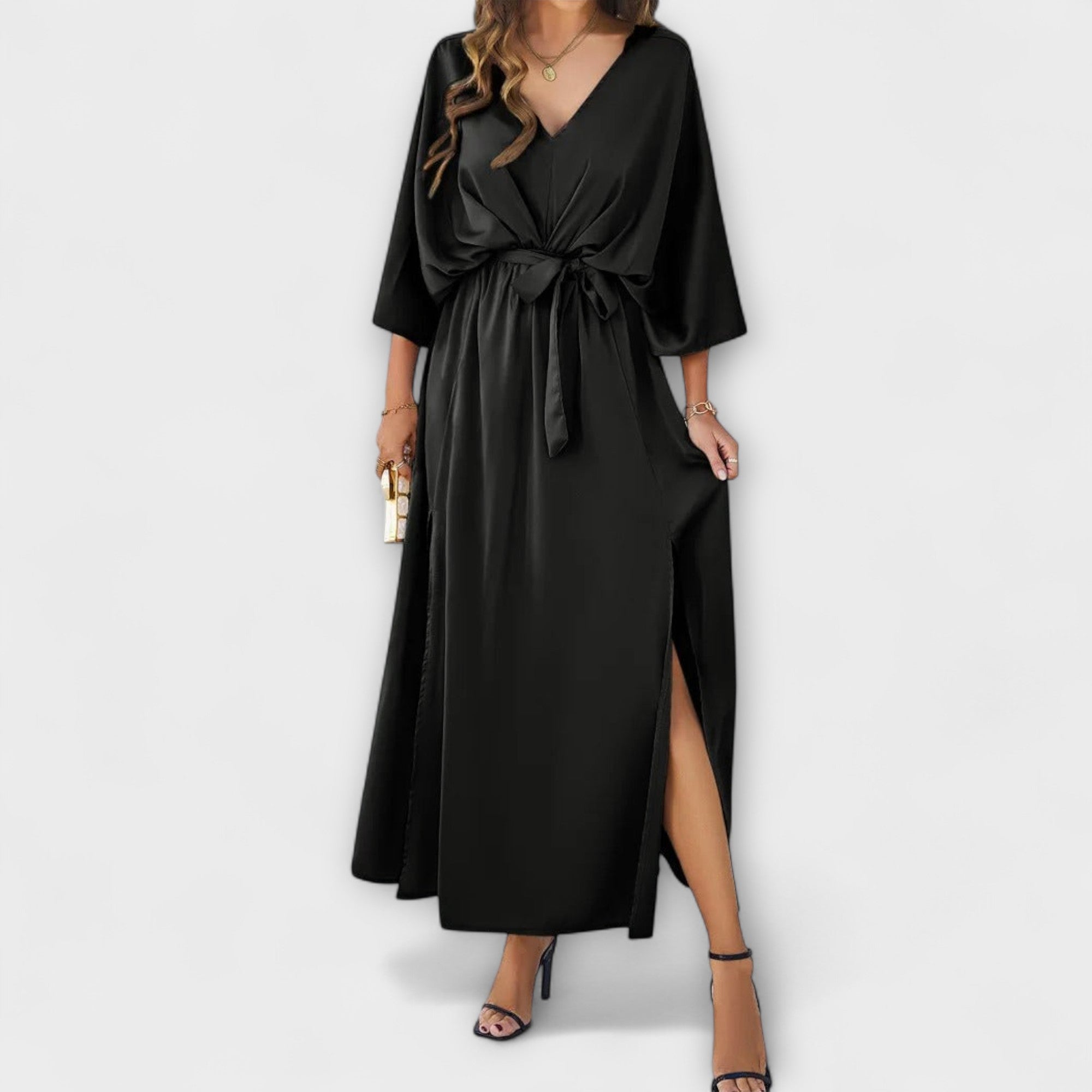 Anina – Fließendes Kleid mit Bindetail