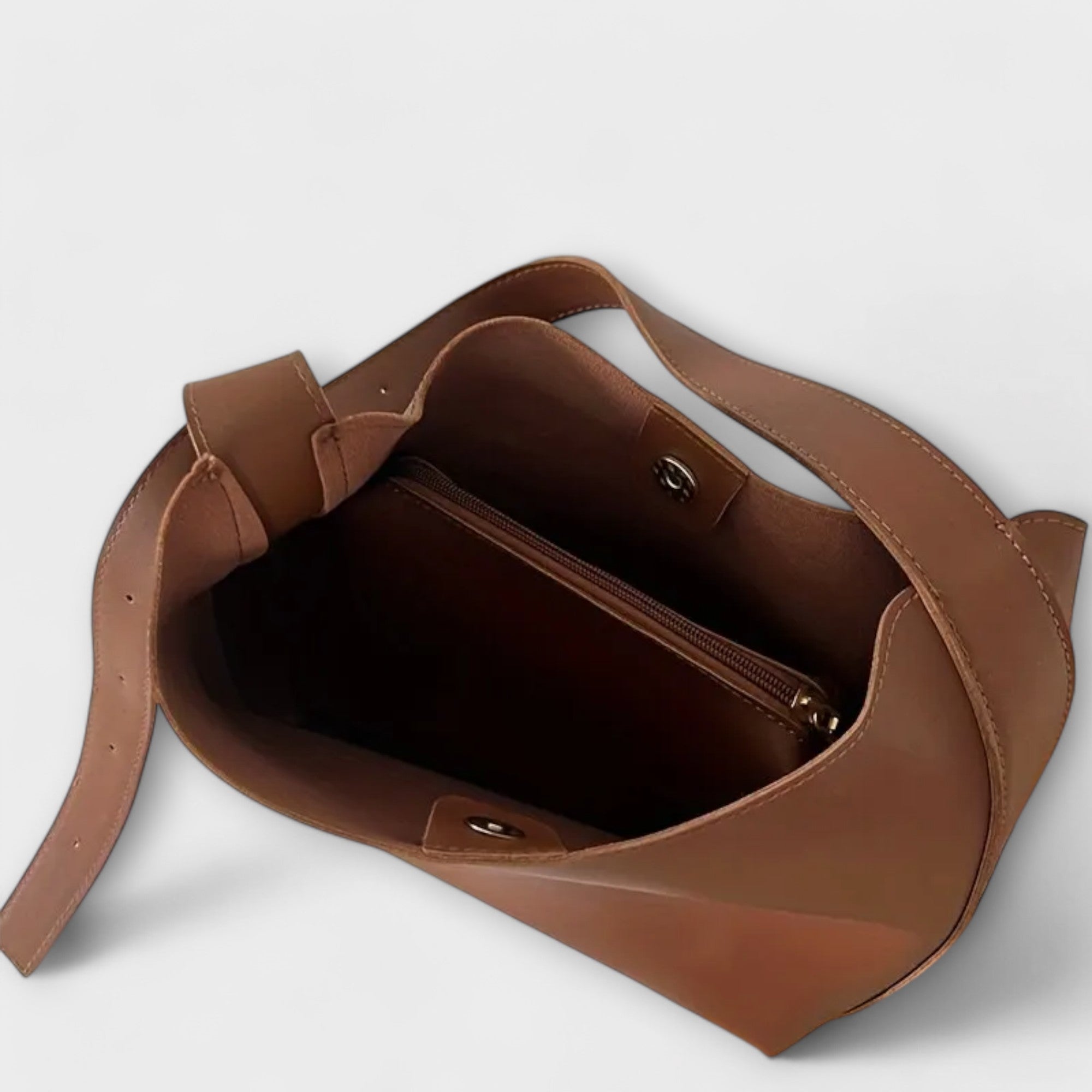 Avena – Schultertasche in Lederoptik mit Komfortriemen