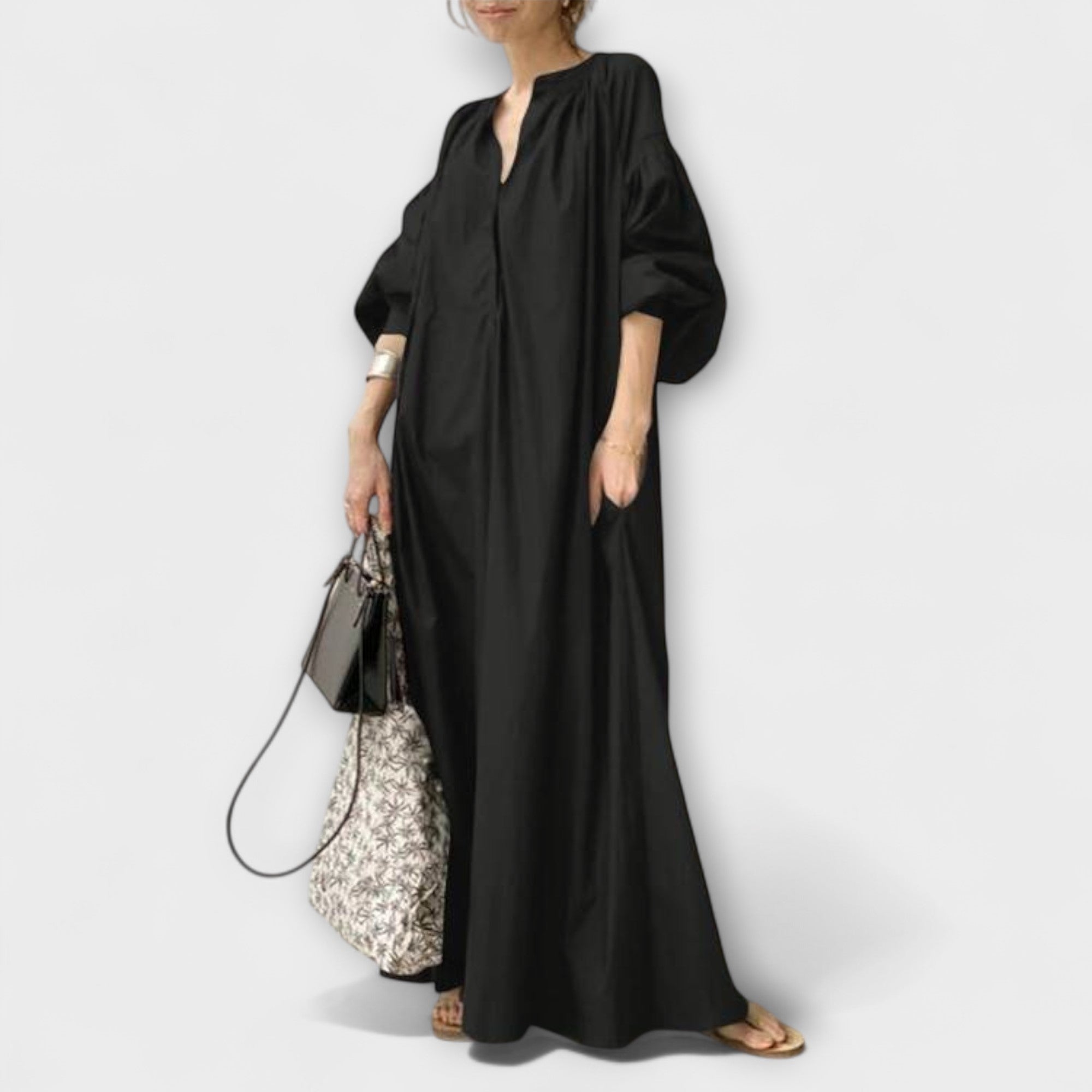 Milianse – Elegantes Midikleid mit taillierter Silhouette