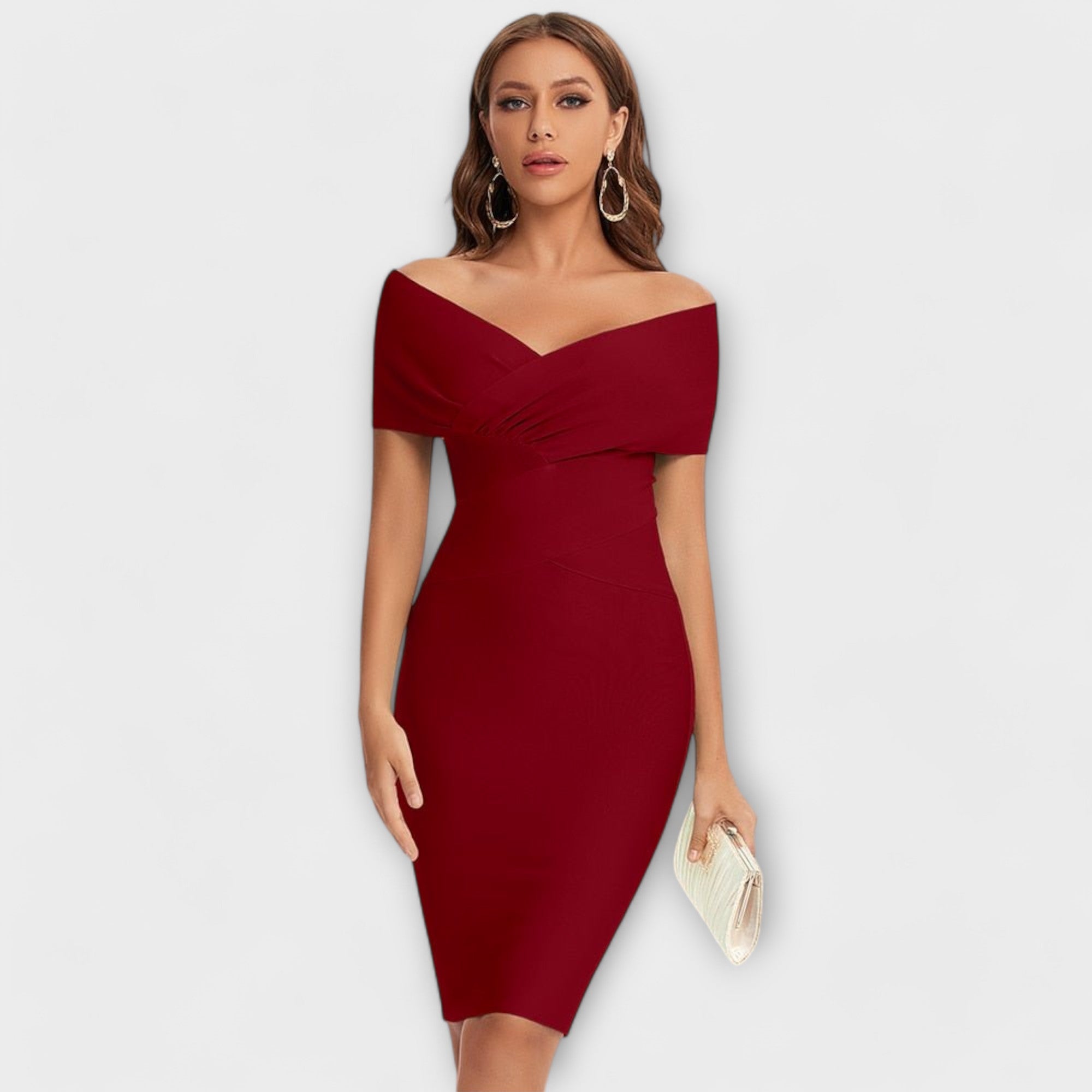 Alva – Elegantes Off-Shoulder Kleid