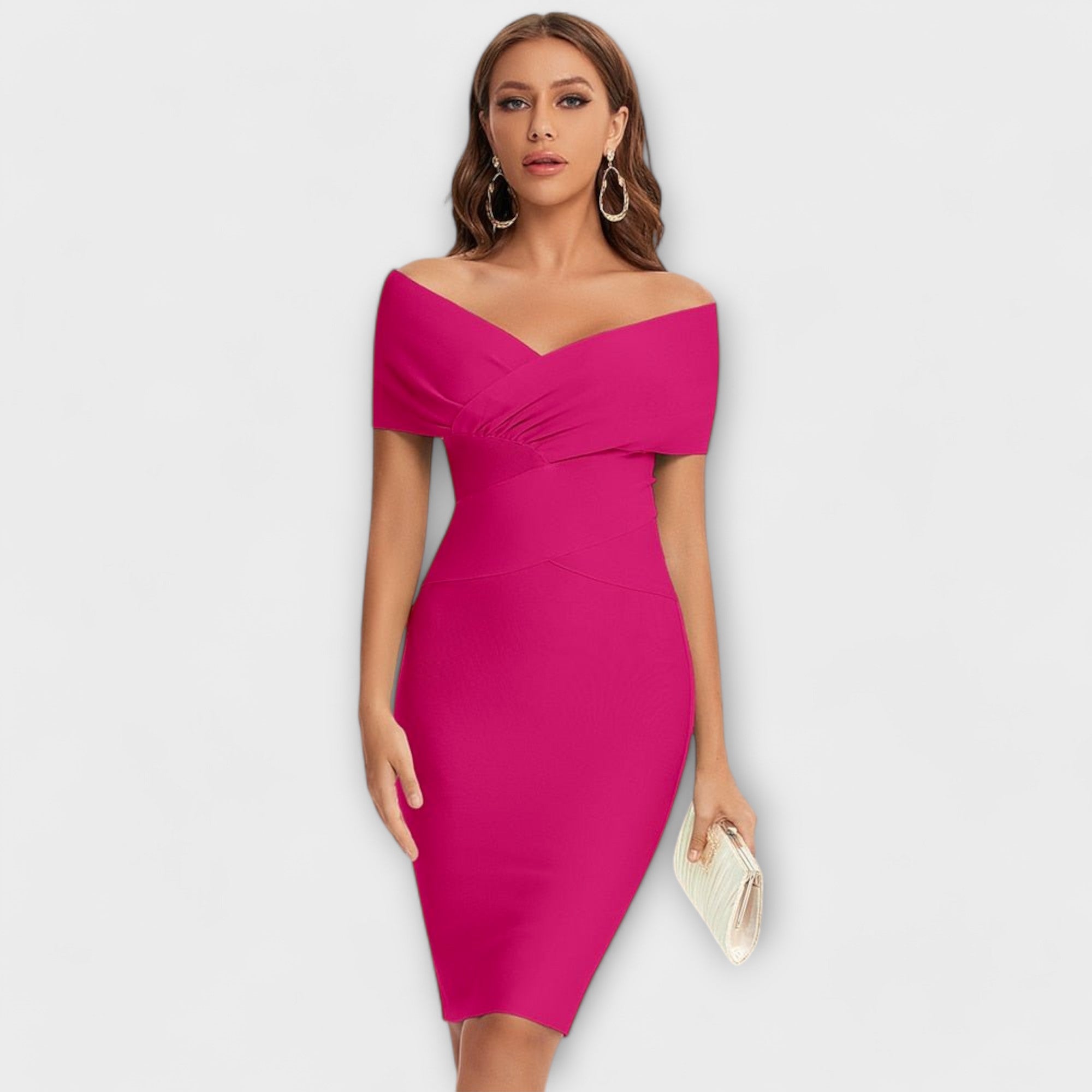 Alva – Elegantes Off-Shoulder Kleid