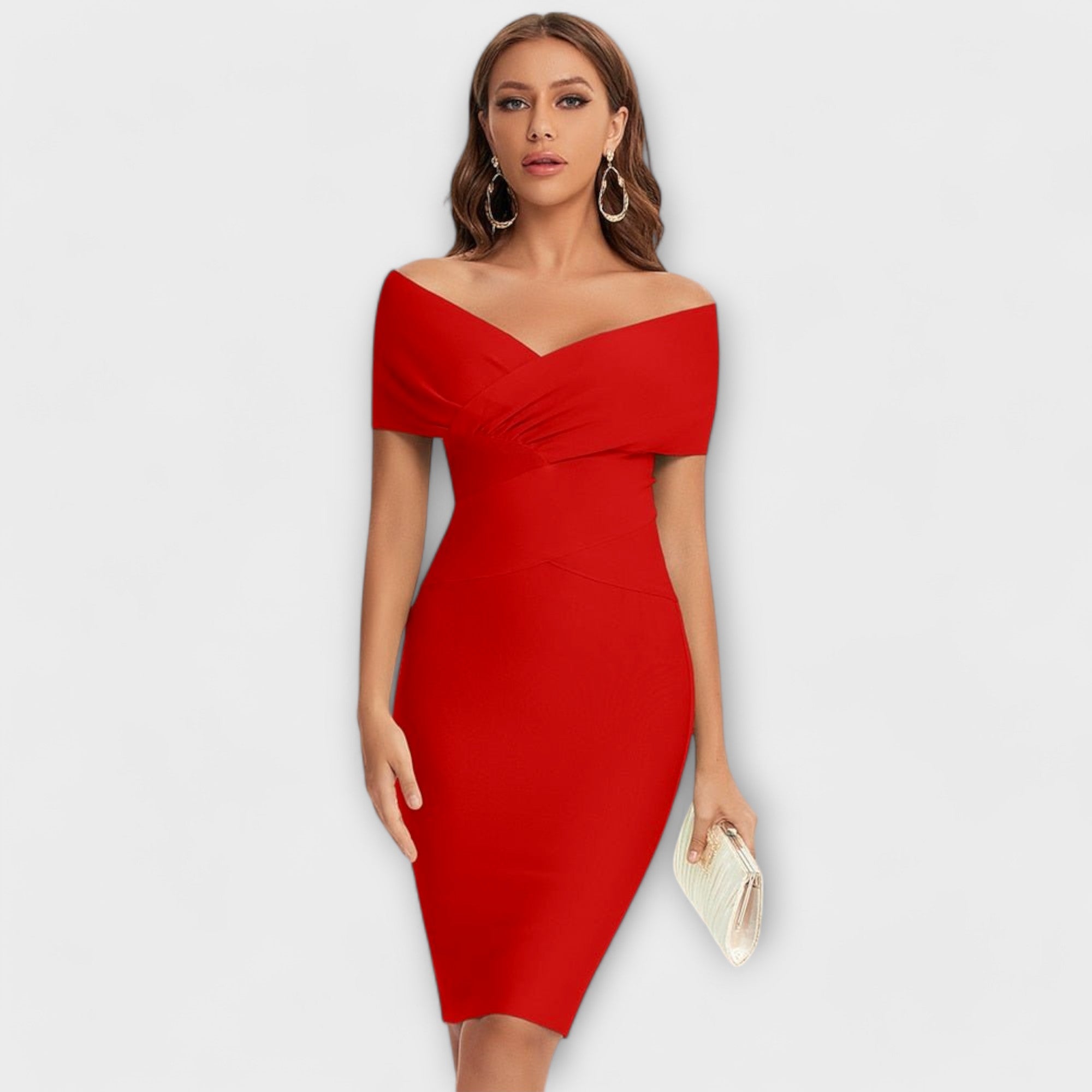Alva – Elegantes Off-Shoulder Kleid