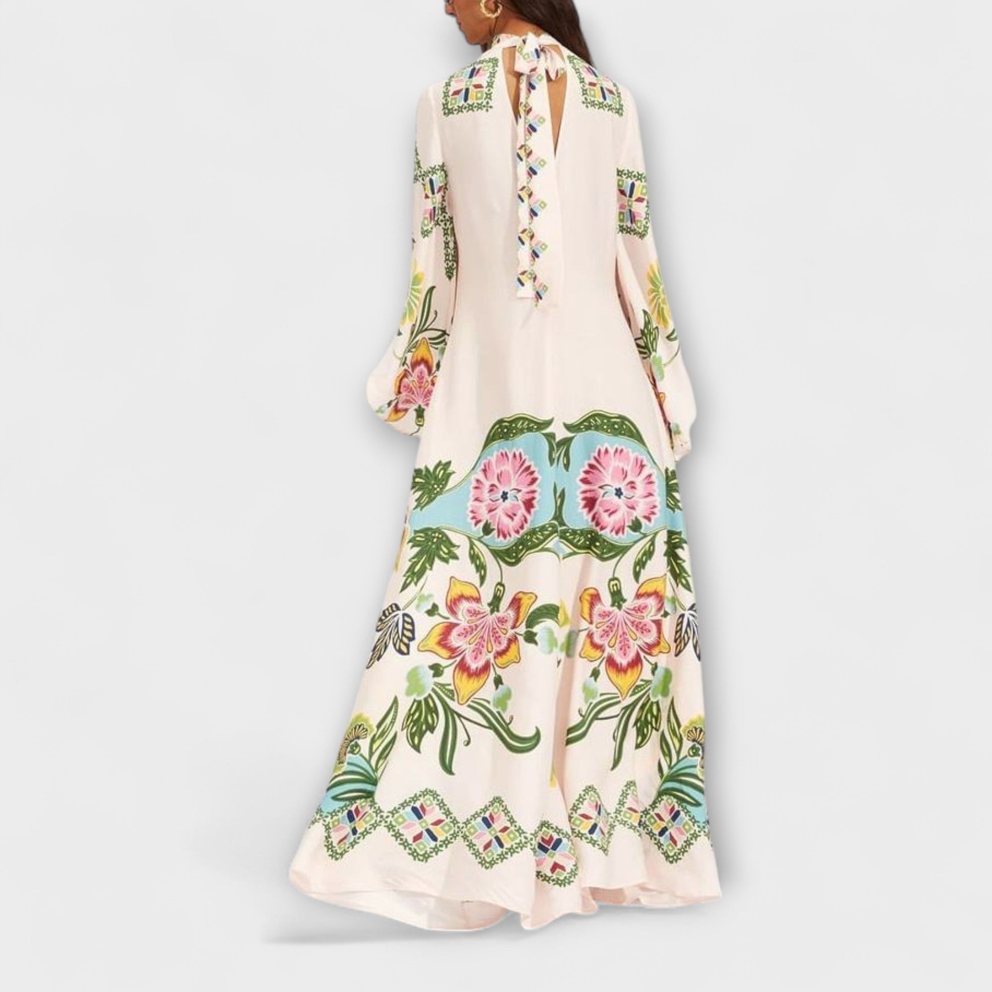 Alviana – Weites Maxikleid mit Blumenprint
