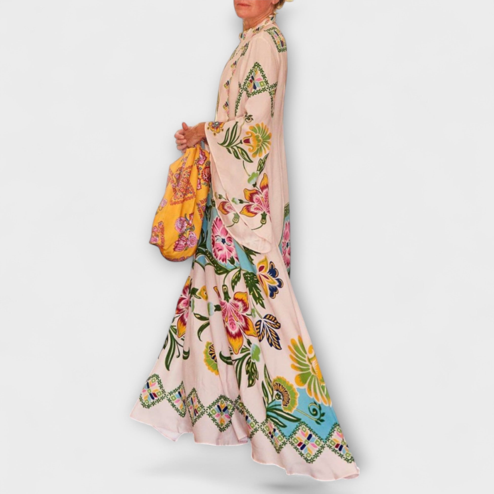 Alviana – Weites Maxikleid mit Blumenprint