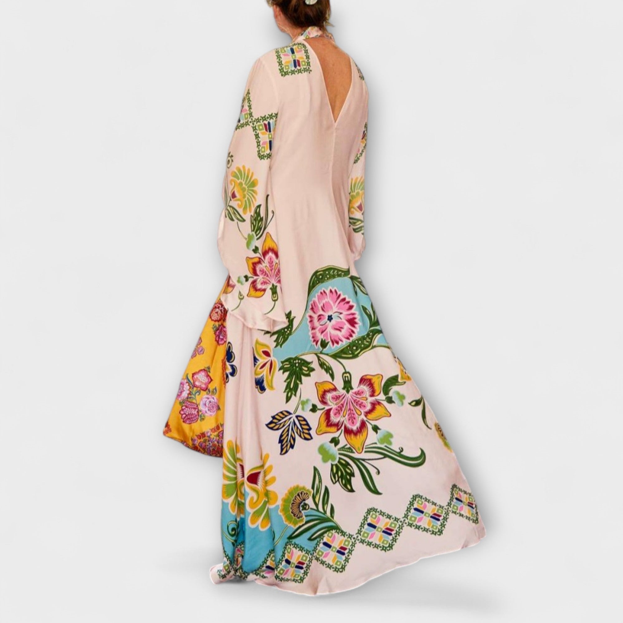 Alviana – Weites Maxikleid mit Blumenprint