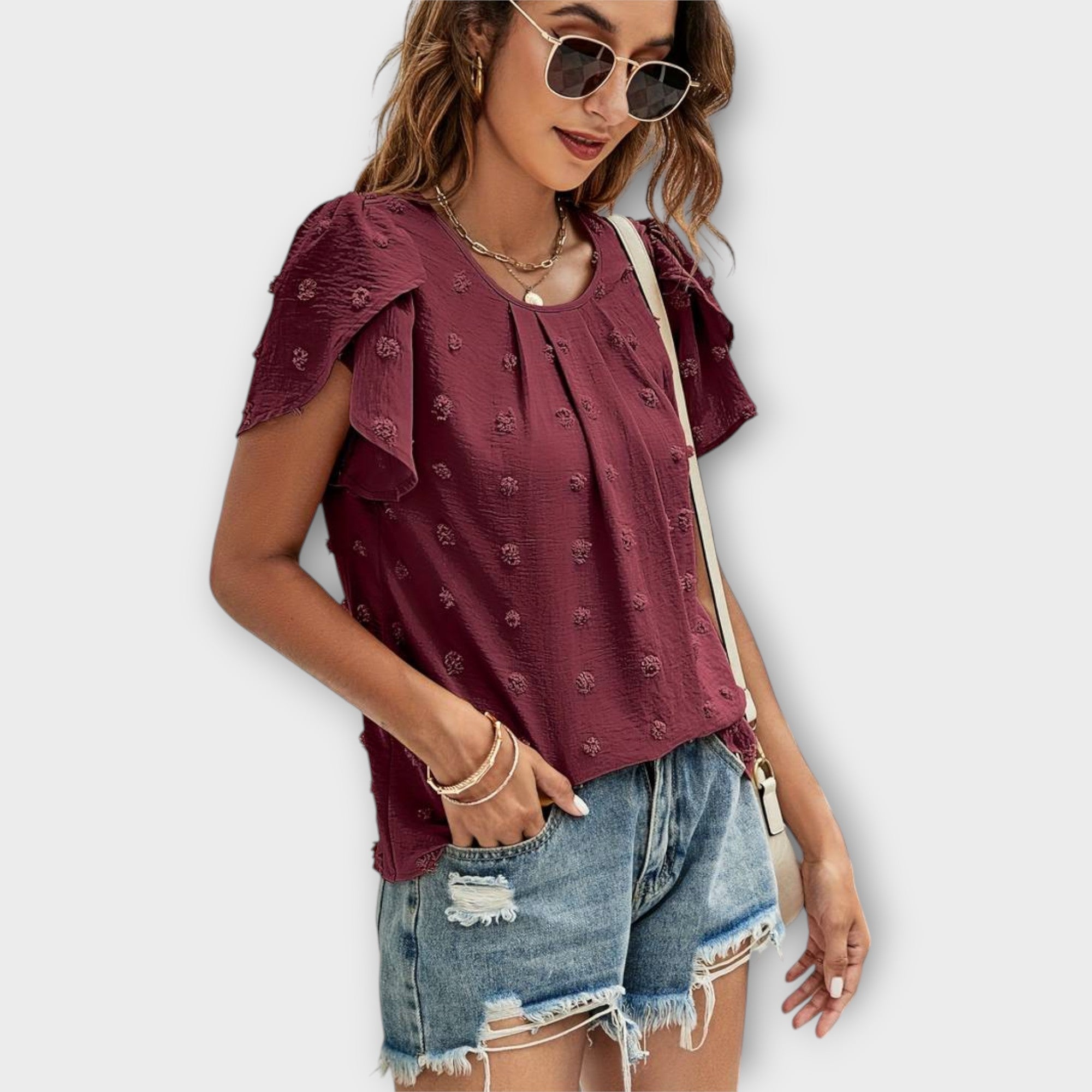 Florine – Die perfekte Polka-Dot-Bluse