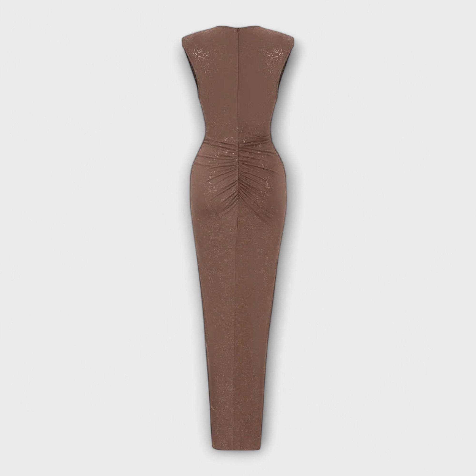 Thalya – Maxikleid mit tiefem V-Ausschnitt