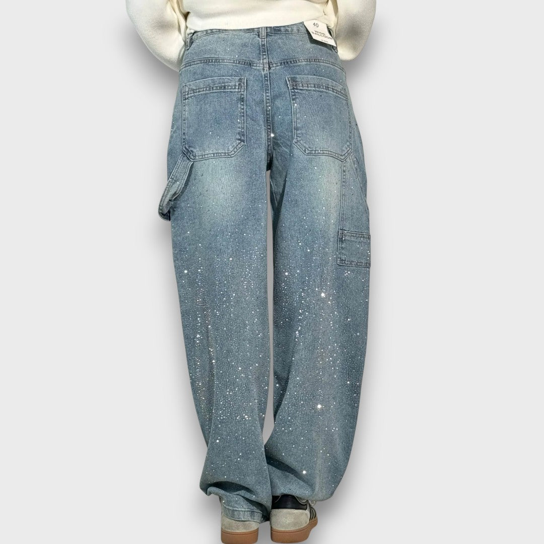 Nolene – Jeans mit Funkel-Finish und urbanem Charakter