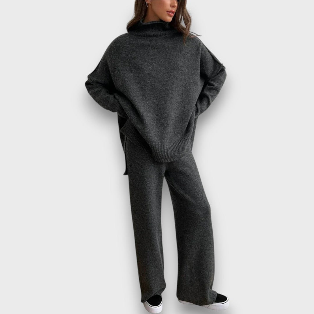 Gevanna – Zweiteiliges Strickset mit Rollkragen
