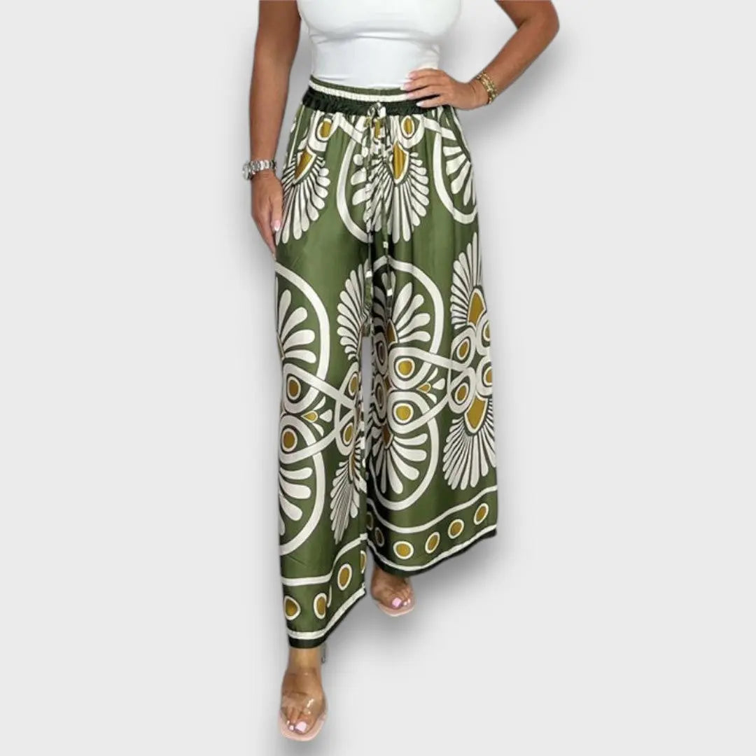 Rania – Fließende Hose mit Print