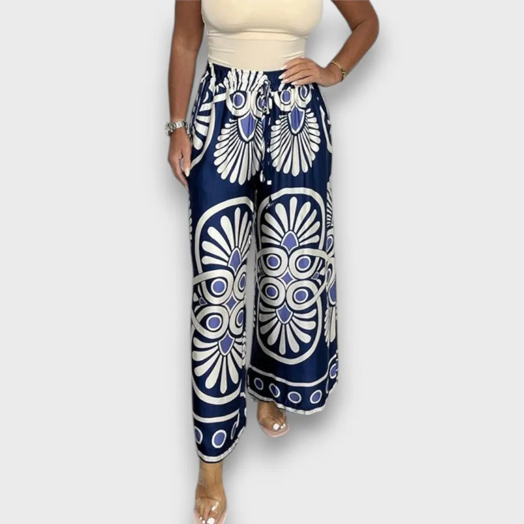 Rania – Fließende Hose mit Print