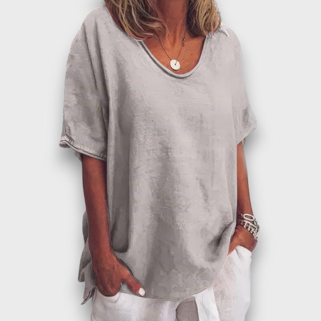 Ilyana – Schlichte Oversize-Bluse für jeden Tag