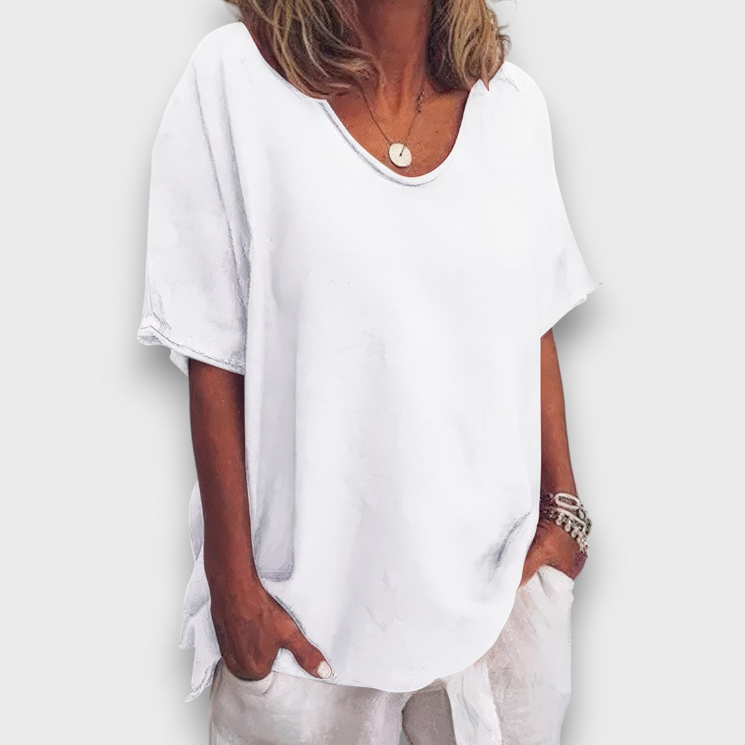 Ilyana – Schlichte Oversize-Bluse für jeden Tag