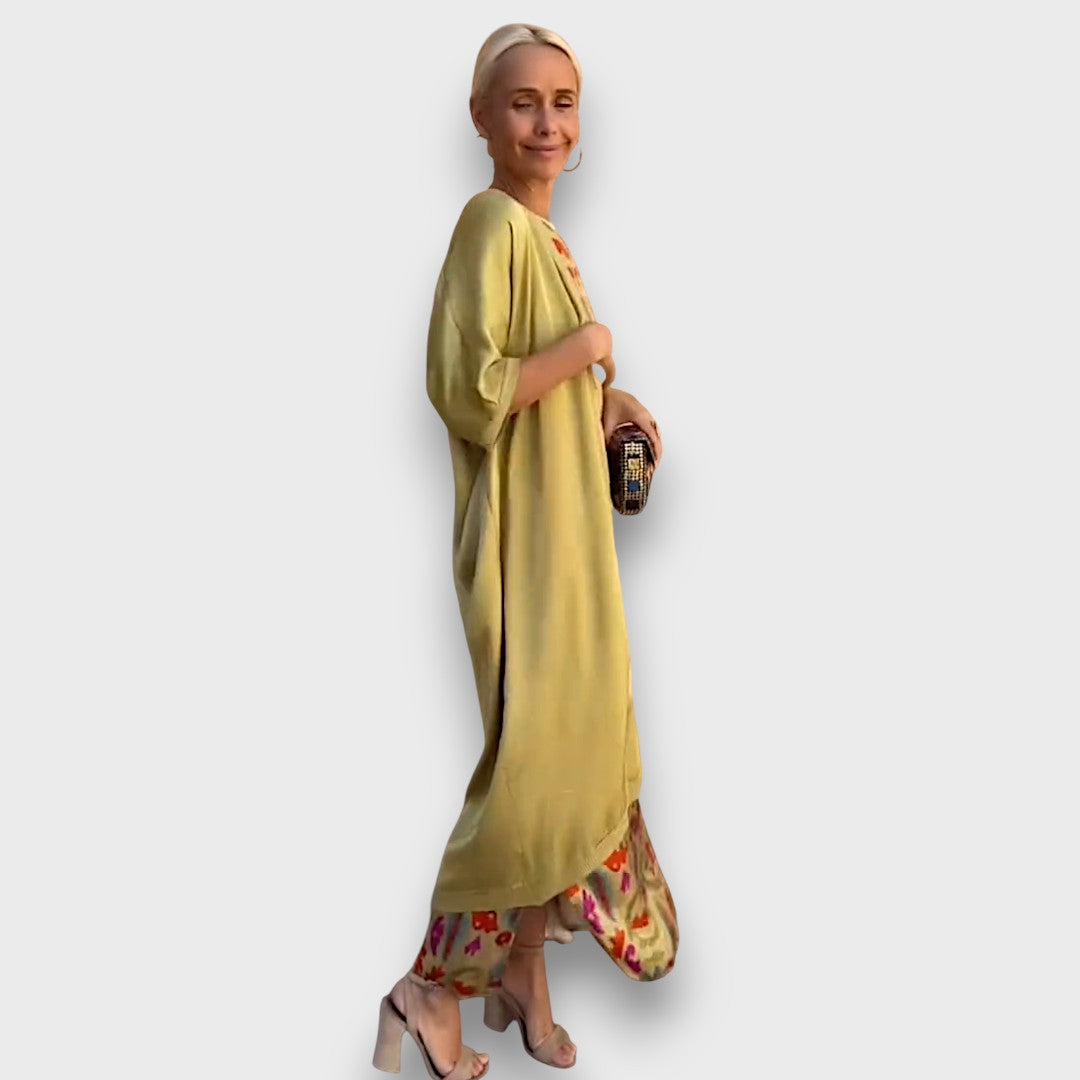 Elveria –  Maxikleid mit Cardigan